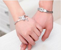 His and Hers Love Couple Bracelet Lock Key Interlocking Stainless Steel Bangle | eBay Bracelet Lock, Couple Bracelet, Stainless Steel Bangles, Locks & Key, Couple Bracelets, Love Couple, Love Her, Bangles, Key