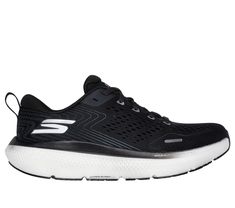 Get ready to move in lightweight supportive comfort with Skechers GO RUN Ride 11 . This carbon-infused lace-up trainer features a breathable engineered mesh and synthetic upper with a removable Skechers Arch Fit insole, HYPER BURST ICE cushioning with HYPER ARC , and a Goodyear Performance Outsole. | Skechers Women's GO RUN Ride 11 Sneaker | Medium Width | Patented Skechers Arch Fit insole system with podiatrist-certified arch support | Podiatrist-designed shape developed with 20 years of data and 120, 000 unweighted foot scans | Removable insole helps mold to your foot to reduce shock and increase weight dispersion | HYPER BURST ICE features dual-density HYPER BURST technology for a soft and stable run | HYPER ARC technology promotes efficiency in each stride | Carbon fiber infused plate Sports Running Shoes With Ventilation And Lace-up, Black Walking Shoes With Ventilation, Athleisure Sneakers With Ventilation For Marathon, Functional Running Shoes With Ventilation For Workout, Sporty Running Shoes With Ventilation, Sports Running Shoes With Engineered Mesh Ventilation, Athleisure Running Shoes With Ventilation For Sports, Athleisure Running Shoes With Ventilation For Marathon, Functional Workout Running Shoes With Ventilation