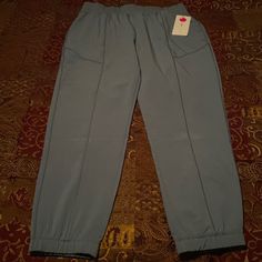 New! Women’s Yogalicious Joggers. Light Blue Color Way. Women’s Size Large Waist 16 Rise 12 Inseam 26. Two Hand Pockets. Pristine Condition. See All Photos Fitted Blue Joggers With Pockets, Blue Stretch Joggers For Spring, Spring Stretch Blue Joggers, Stretch Jogging Pants With Pull-on Style, Stretch Pull-on Jogging Pants, Stretch Blue Joggers With Pockets, Blue Stretch Joggers With Pockets, Casual Blue Workout Pants, Casual Blue Pants For Workout