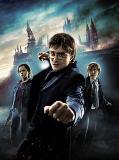 the poster for harry potter's movie, which is being released on dvd and blu