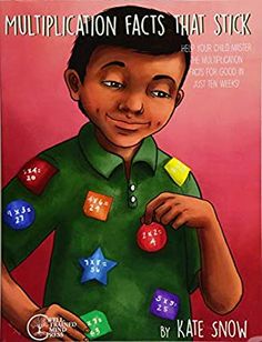 a book cover with an image of a boy in green shirt holding colorful dices