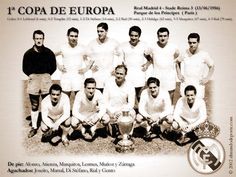 an old photo of some soccer players posing for a team photograph with the trophy in front of them