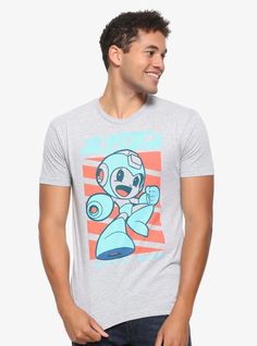 Do you believe humans and robots can live in peace? | Mega Man Kanji T-Shirt Live In Peace, Kanji Characters, T Shirt Costumes, Geek Gifts, Mega Man, Do You Believe, In Peace, Hot Topic, Mens Tees