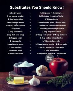 the ingredients to make an apple pie on a cutting board