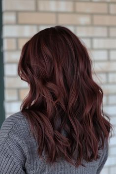 30+ Stunning Reddish Brown Hair Colors You'll Absolutely Love! - Flo's Blog Loved In Hair Color, Red Violet Lowlights In Brown Hair, Radish Brown Hair Color, Brunette To Maroon Hair, Hair Color Ideas Chestnut Brown, Ruby Brown Hair, Dark Natural Auburn Hair, Dark Brown Hair To Auburn, Auburn All Over Hair Color