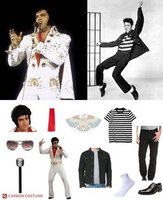 elvis presley in costume and accessories for his role as the king of rock'n'roll