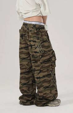 Striped Camouflage Work Cargo Pants - chiclara Angel Dress, Cargo Style, Womens Maxi Dresses, Bottoms Pants, Male Models, Cargo Pants, Pretty Outfits, Outdoor Activities, Dream Closet