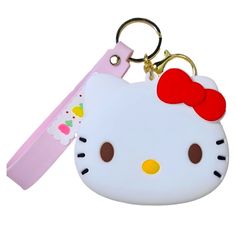 Hello Kitty Lanyard Bag Girls Cute Cartoon Wallet Coin Purse. Cute White Rectangular Wallet, Cute White Wallets For Gifts, Cute White Wallet For Gift, Cute White Wallet Perfect For Gifts, Cute White Wallets As Gifts, Portable White Coin Purse For Gift, Cute White Coin Purse For Personal Use, Cute White Coin Purse, Cute Red Wallets For Daily Use