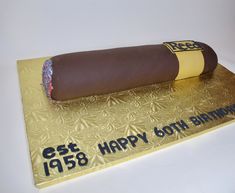 Shaped Cakes, Shaped Cake, Bakery Cakes, Creative Cakes, Cigars, Cake Ideas, Pastel, Cake