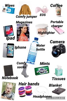 an image of different things that are in the same place on this page, including water bottle