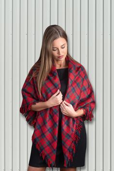 Tartan Shawl Scottish Aesthetic, Tartan Shawl, Scottish Culture, Elegant Shawl, Scottish Kilts, Trendy Fall Outfits, Scottish Heritage, Tartan Pattern, Kilt