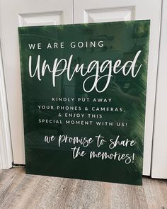 Painted Wedding Signs, Unplugged Ceremony Sign, Wedding Sign Decor, Unplugged Wedding Sign, Unplugged Ceremony, Acrylic Wedding Sign, Wedding Mirror, Ceremony Sign, Wedding Ceremony Signs