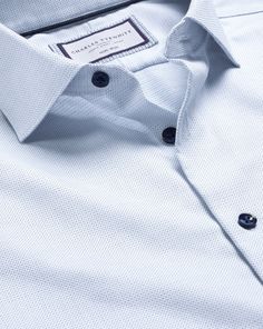 100% cotton with mechanical stretch, Available in classic, slim and extra slim fit, Semi-spread collar, Classic and slim fit: back pleats, Extra slim fit: back darts, Rounded button cuff with one button, Machine washable - Semi-Cutaway Collar Non-Iron Dot Stretch Texture Shirt - White | Men's Charles Tyrwhitt Semi-Cutaway Collar Non-Iron Dot Stretch Texture Dress Shirt - White Single Cuff Size Medium Cotton Texture Dress, Button Machine, Charles Tyrwhitt Shirt, Smart Jackets, Textured Shirt, Collarless Shirt, Business Casual Shirts, Polo Shirt Colors, Grey Polo Shirt