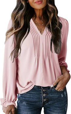 $11.93
Act fast and claim this limited-time offer for a dress that’s designed to flatter every body shape and style Womens Tops Casual, Business Blouse, Loose Tunic, Puff Long Sleeves, Tops Casual, Casual Tops For Women, Work Wardrobe, Online Fashion Stores