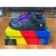 Thank You For Considering Our Store! We Appreciate Your Business And Support! Nike Sb Dunk Low “Familia First Avenue” “Prince Dunks” Mens Size 10.5 Brand New With Box Dj1159-001 We Consider All Reasonable Offers! With That Said, We Invite You To “Watch” Our Items To Receive Special Offers Sent Directly To You! Thank You For Visiting! Designer Nike Black Sneakers, Custom Black Sneakers With Round Toe, Custom Black Sneakers With Rubber Sole, Black Custom Sneakers With Round Toe, Custom Black Round Toe Sneakers, Custom Black High-top Sneakers, Custom Black Lace-up Sneakers, Custom Nike Low-top Sneakers, Custom Black Sneakers For Sports