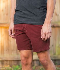 Men's stretch shorts, casual shorts, and 7" Inseam shorts. Guaranteed to be the comfiest shorts to ever grace your thighs, made with our special cotton/spandex blend. These Best Selling Casual Shorts com in 5.5” and 7” inseams. The elastic waist and stretch fabric provide the perfect fit and comfort you need for any adventure. Fitted Cotton Pants With 5-inch Inseam, Cotton Shorts With Ribbed Waistband For Everyday, Basic Relaxed Fit Shorts For Everyday, Basic Relaxed Fit Everyday Shorts, Casual Cotton Pants With Built-in Shorts, Comfortable Fitted Everyday Bottoms, Fitted Casual Shorts, Sporty Cotton Bottoms With Elastic Waistband, Athleisure Cotton Bottoms With Elastic Waistband