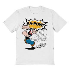 Update your casual wardrobe with this Men's Popeye 2 Graphic Tee. FEATURES Crewneck Short sleeveFABRIC & CARE Cotton Machine wash Imported Size: XXL. Color: White. Gender: male. Age Group: adult. Tractor Supply, 2 Movie, Movie T Shirts, Graphic Tee Shirts, Mens Graphic Tee, Ash Grey, Printed Design, Casual Wardrobe, Tractor