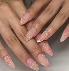 Jelly Flower, Nail Art Set, Gel Designs, White Nail, Flower Nail Art, Nailed It, Elegant Nails, Luxury Nails