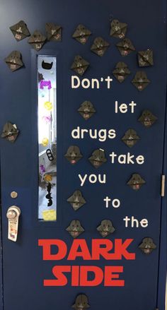 Red Ribbon Week Door Decorating Movie Theme, Door Decoration Contest, Parent Room, Doors Movie