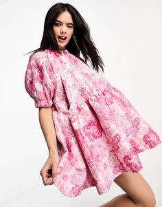 Dresses by sister jane There's dressing up, then there's this Tiered design High neck Puff sleeves Regular fit Tea Party Attire, Jacquard Mini Dress, Vestidos Retro, Tulle Mini Dress, Funky Dresses, Sister Jane, Sisters Dress, Polka Dots Fashion, Rush Dresses