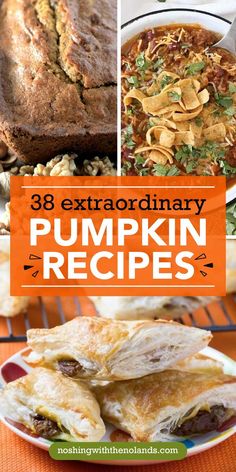 A collage of pumpkin recipes from pumpkin loaf to pumpkin chili and sweet pumpkin turnovers. Pumpkin Casserole, Savory Pumpkin, Pumpkin Recipes Healthy, Apple Pumpkin, Savory Pumpkin Recipes, Pumpkin Spice Recipe, Spice Mix Recipes