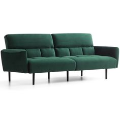 Weekender Lewis Sofa Bed-Purely Relaxation Velvet Sofa Futon, Small Apartment Sleep Sofa Green, John Lewis Compact Sofa, Emerald Green Futon, Velvet Futon, Wood Futon, White Futon, Futon Chair, Leather Futon