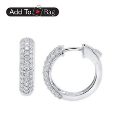 in stock Round Hoop Earrings With Pave Setting For Anniversary, Hoop Diamond Earrings With Brilliant Cut, Fine Jewelry Diamond Hoop Earrings With Brilliant Cut, Fine Jewelry White Diamond Earrings, Brilliant Cut Hoop Earrings Fine Jewelry, Vs Clarity Diamond Small Hoop Earrings, Aaa Quality Hoop Diamond Earrings In White Gold, Fine Jewelry Diamond Hoop Earrings With Vvs Clarity, Fine Jewelry Hoop Earrings With Pave Setting