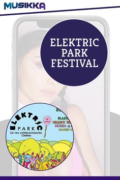 an advertisement for the electric park festival