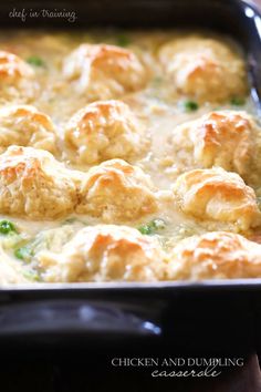 a casserole dish with meatballs and broccoli in it, ready to be eaten