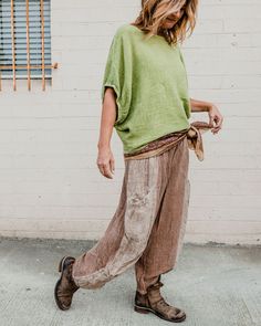 Sandy Shores Linen Pants Embrace the effortless boho vibe with our Sandy Shores Linen Pants. Made from a perfect blend of 50% cotton and 50% linen in Italy, these pants are your go-to for comfort and style. Featuring a relaxed fit with unique color-blocked panels, they bring a touch of artistry to any outfit. Pair them with a simple tee or a flowy blouse, and you'll be ready to stroll the beach or explore the city. Fit: Relaxed, loose fit for ultimate comfort Style: Color-blocked panels for a un Bohemian Relaxed Fit Harem Pants, Bohemian Harem Trousers For Fall, Fall Bohemian Harem Pants, Summer Lagenlook Harem Pants With Relaxed Fit, Summer Lagenlook Relaxed Fit Harem Pants, Bohemian Harem Pants Ankle-length For Fall, Bohemian Ankle-length Harem Pants For Fall, Bohemian Relaxed Fit Loungewear Pants, Bohemian Relaxed Fit Lounge Pants