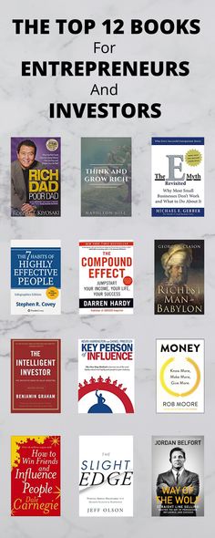 the top 12 books for entrepreneurs and inventors