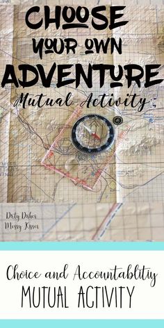 a map with the words choose and accent it to create an adventure activity for kids