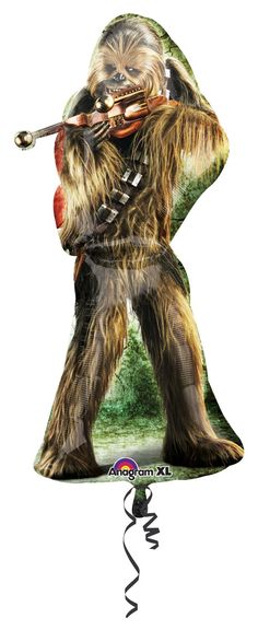 PRICES MAY VARY. Star Wars Chewbacca Foil Mylar Balloon 17" X 38" Supershape Star Wars Balloons, Giant Star, Animal Party Theme, Star Wars Costumes, Boho Birthday, Star Wars Party, Star Wars Toys, Helium Balloons, Chewbacca