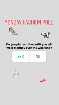 Fashion Interactive Posts, Would You Rather Instagram Story, Weekend Content Ideas, Polls For Instagram Story Fashion, Follow Me On Instagram Posts, Weekend Plans Interactive Post, Fashion Polls Instagram, Clothing Story Ideas, Instagram Story Polls Ideas Fashion