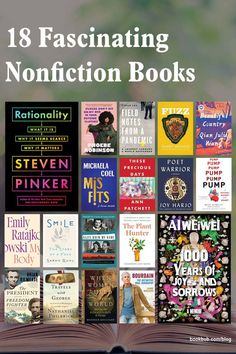 Learn something new and be entertained in the process with these fantastic nonfiction books worth a read. #books #nonfiction #nonfictionbooks Interesting Nonfiction Books, Non Fiction Books Worth Reading Nonfiction, Non Fiction Books Worth Reading, Historical Nonfiction, Books Nonfiction, Memoir Books, Books Fiction, Fiction Books Worth Reading, Non Fiction Books