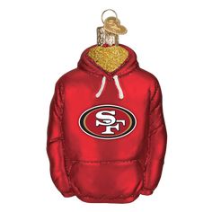 a san francisco football hoodie ornament