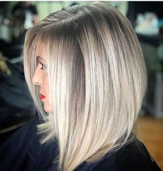 12 Blondes for Hair Inspiration All Year Long - Color - Modern Salon Ash Blonde Balayage Short, Ash Blonde Short Hair, Short Curly Hairstyles For Women, Apple Cut, Short Ombre Hair, Ash Blonde Balayage, Long Hair Color, Bob Hairstyles For Fine Hair, Short Straight Hair