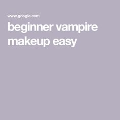 beginner vampire makeup easy Vampire Makeup Easy, Vampire Makeup, Makeup Easy, Simple Makeup, Makeup, Make Up