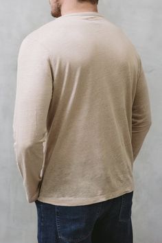 A henley for all seasons. The Harrison linen henley is easy and airy, pairs perfectly with your favorite jeans. 94% Linen 6% Elastane Long Sleeve Button closure at front 27" length (size large) Machine washable - Lay flat to dry Wrinkle resistant All sale items are FINAL SALE. Free Bag, Favorite Jeans, All Seasons, Lay Flat, Design Details, Sale Items, Final Sale, Fitness Models, Womens Sizes