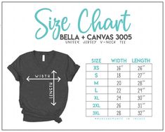 "This listing is for an Instant Download, and includes both personal & commercial use (please see below). ** Download available after purchase, NO physical item will be sent** ------------------------------------------------------------------------------------ Bella + Canvas 3005 jersey, short sleeve v-neck t-shirt size chart. This custom designed size chart is a stylish and convenient way to display sizing information on your product listings. *GFXGrove watermark is removed on the purchased Funny Christmas Jumper, Warriors Shirt, Ugly Christmas Sweater Funny, Ribbon Shirt, Tutu Outfits, Roller Derby, Band Shirts, Golden Girls, Country Outfits