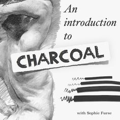 an instruction book on how to draw charcoal