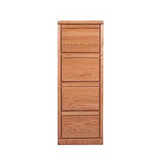 a tall wooden cabinet with five drawers