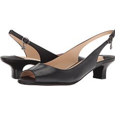 J. Renee Aldene Out Of Style, Sling Backs, Low Heels, Open Toe, Memory Foam, Ankle Strap, Heel Height, Going Out, Shoes Heels