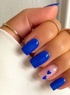 Blue Acrylic Nails, Work Nails, Simple Acrylic Nails, Nails Square, Classy Acrylic Nails, Short Square Acrylic Nails, Nails Glitter, Acrylic Wedding, Acrylic Nails Coffin Short