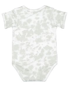 Infant Fine Jersey Bodysuit - HAZE TIE DYE - 24MOS | Rabbit Skins Infant Fine Jersey Bodysuit in Tie Dye Size 24MOS | Cotton LA, RS Casual Spring Bodysuit For Playwear, Casual Spring Playwear Bodysuit, Fitted Cotton Casual Onesie, Fitted Cotton Bodysuit For Playwear, Fitted Short Sleeve Bodysuit For Playwear, Fitted Casual Bodysuit For Playwear, White Casual Short Sleeve Bodysuit For Spring, Casual White Short Sleeve Bodysuit For Spring, Fitted Short Sleeve Onesie For Spring