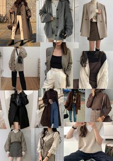 K Pop Outfit Aesthetic, Korean Fall Fashion 2023, Korean Spring Outfits Aesthetic, Easy Dark Academia Outfit, Fall Ootd 2023, Aesthetic Dressing Style, Different Aesthetics Fashion Types, Biege Outfits, Korean Work Outfit