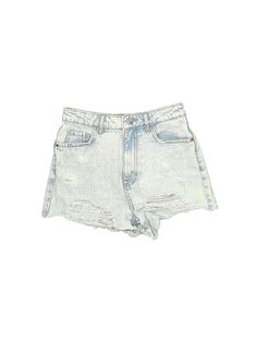 Zara Denim Shorts Size: 2 Bottoms - used. 100% COTTON | Zara Denim Shorts: Blue Bottoms - Size 2 Cheap Zara Jean Shorts For Day Out, Cheap Zara Medium Wash Shorts, Zara Shorts, Blue Denim Shorts, Acid Wash, Womens Bottoms, Blue Denim, Denim Shorts, Size 2