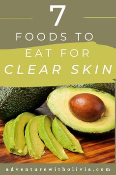 Diet For Skin, Eat For Clear Skin, Foods For Skin, Clear Your Skin, Clear Skin Tips, Health Vitamins