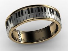 Music Lovers Wedding, Music Rings, Music Jewelry, Bangle Ring, Cute Rings, Pretty Jewellery, Cute Jewelry, Ring Necklace