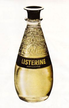 an advertisement for listerine is shown with the caption'were we better off when we were worse off? '